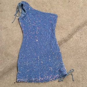 Blue Hoco dress